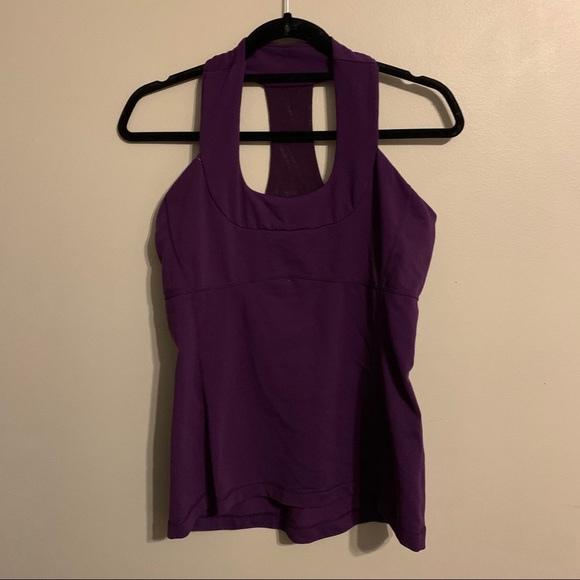 Lululemon dark purple tank top